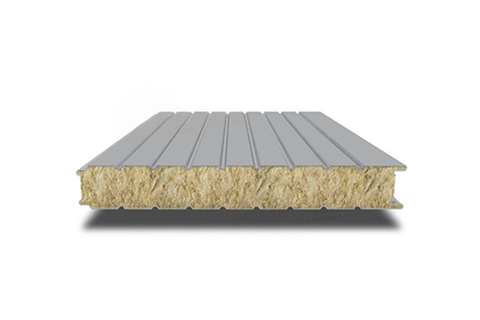Сэндвич-панель без замков PIR (ПИР), 1200х180 мм, 0.5/0.5, Drap